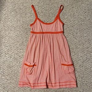 No boundaries orange and white dress size small